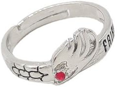 JUSONGKWCP FairysTail Cosplay Ringe Anime Figur Accessories Rings FairysTail Verstellbarer Ring Mit Öffnung