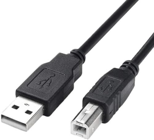 Akingdleo Cavo per stampante da USB A a USB B, cavo MIDI per trasferimento dati, compatibile con controller numark DJ, Yamaha Digital Piano Akai MIDI, DAC a PC portatile