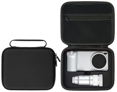 Zhixteu Tragetasche für Vivo X300 Ultra G2 /G2 Ultra, Teleobjektiv Tasche, wasserdichte, Stoßfeste Hartschalen Aufbewahrungstasche für Kamera Extender und Griff (X300 Ultra + G2 Ultra)