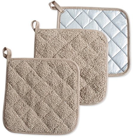 DII Machine Washable, Heat Resistant, Stone, 7 x 7 Inches