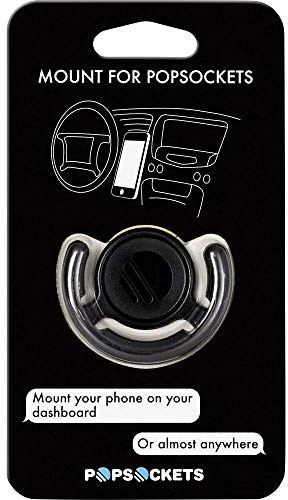 PopSockets 96515 Auto, Innenraum, Outdoor Passive Halterung Schwarz Halterung - Halterungen (E-Buchleser, Handy/Smartphone, Tablet/UMPC, Auto, Innenraum, Outdoor, Passive Halterung, Schwarz)