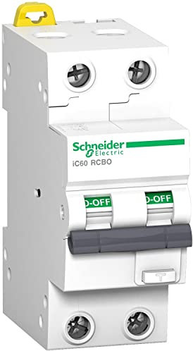 Acti 9 iC60 RCBO - Disjoncteur différentiel - 2P - 10A - 30mA - Type AC