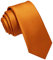 JEMYGINS Schmale Herren Orange Krawatte einfarbig in verschiedenen Farben 6cm (8)