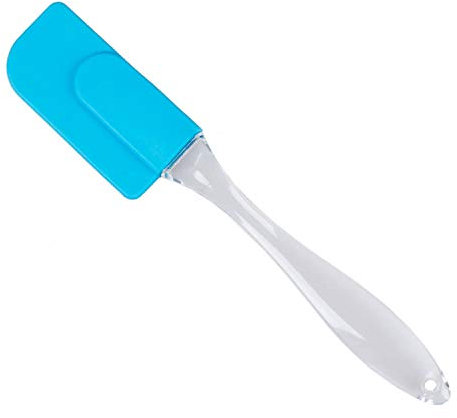 Komonee Blue Heat Resistant Flexible Silicone Spatula Kitchen Cooking Utensil