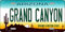 TammieLove Nummernschild Grand Canyon Arizona Bundesstaat Hintergrund Neuheit Nummernschild Schild 15 x 30 cm