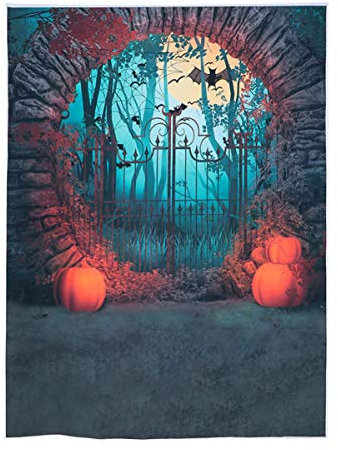 Halloween Foto Hintergrund Gruselige Fledermaus Schloss Fotografie Hintergrund Stoff Neugeborene Porträt Requisiten Halloween Party für Studios Wand nach Hause