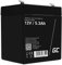 Green Cell Pro Rechargeable Batterie AGM 12V 5,3Ah accumulateur au Gel Plomb Cycles sans Entretien VRLA Battery étanche Résistantes, Jouets, Installations d'alarme, Véhicules pour Enfants AGM45