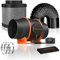 Spider Farmer 15.2 cm Inline Fan Carbon Filter Air Ducting Kit, Exhaust Fan with Speed Control Hydroponics Grow Tent Ventilation Kit for Heating Cooling Booster, Grow Tents, Hydroponics