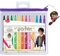 Maped 845001 - Feutres Long Life Harry Potter - 12 Feutres de Coloriage Ultra-lavables et Longue Durée - Pointe Moyenne Bloquée - Couleurs Vives - Idéal Fournitures Rentrée Scolaire