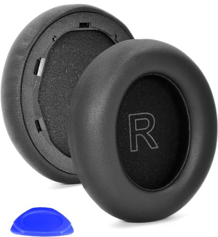 Defean Earpads for Anker Soundcore Life Q30 / Q35 BT Headphones-Black | Soft Protein Leather and High-Density Memory Foam,Replacement Ear Cushion for Life Q30 / Q35