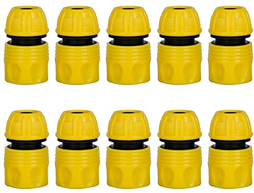 Lot de 10 connecteurs rapides pour tuyau d'arrosage de 15 mm