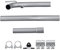 HELLA 8LA 366 001-441 Abgasrohr - Easy2Fit Kit - vorne - dreiteilig - Set mit Anbauteilen