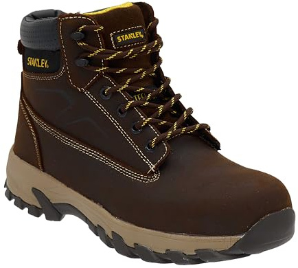 STANLEY Tradesman SB-P SRC Men's Leather, Steel Toe, Steel Plate, Safety Work Boot