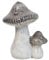 HEITMANN DECO - Keramik Pilze, grau, ca. 16cm
