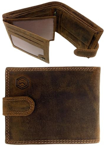 Marron Hunter 502 LZ, Portefeuille, marron, S, Américain