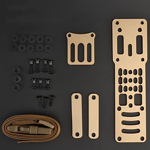 ASMDDCC Taktisch Fallen Beinholster Adapter Platte,Molle Einstellbar Schnelle VeröFfentlichung Modular Halfter Adapter Mit Beingurt, für CQB Airsoft Jagd,T