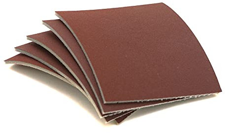 Sanding Pads (Pack of 10) - Foam Based Abrasive & Finishing Pad. 60/100/180/280 Grit. Use on Leather, Wood, Paint, Metal Work (#280)