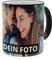 PhotoFancy® - Fototasse vollflächig Bedruckt - Personalisierte Panorama-Tasse mit eigenem Foto selbst gestalten - Schwarz