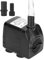 QWORK® Mini Wasserpumpen Ultraleise Tauchpumpe - 800 L/H – 15 W – 1,6 m Hubhöhe – für Aquarium, Springbrunnen, Teiche, Hydrokultursysteme (mit 2 Düsen)
