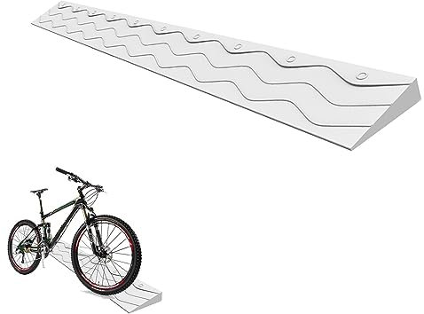 PINNKL Door Threshold ramp 100CM/39.4 Non-Slip Threshold Wheelchair Ramp, Threshold Ramps for Doorways, Scooter Sweeping Robot Threshold Bars Step Ramp (Color : A, Size : 100x7x1cm(39.4x2.8x0.4in))