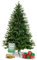 holz4home® Künstlicher Weihnachtsbaum 130 cm I Tannenbaum mit Spritzguss Spitzen I 280 Spitzen I Premium Naturgetreue Weihnachtsdeko Christbaum Kunstbaum