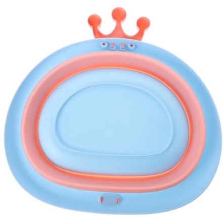 TOYANDONA Lavabo Plegable Forma para Bebés Lavabo Portátil Creativo Dibujos Animados para Viaje