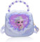Gefrorene Umhängetasche, eiskönigin schultertasche, frozen schultertasche, Kinderhandtasche, Eiskönigin Kinder Umhängetasche, für Mädchen zum Ausgehen oder Reisen, Cartoon Schulter-Tasche（Lila）