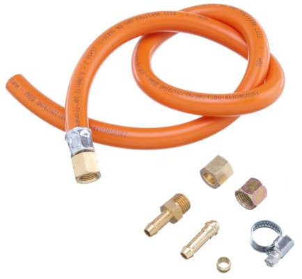 HENDI Manguera de gas, set, conjunto, juego, para las parrillas de gas de HENDI Bake-, Grill- & Roast-Master