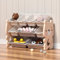 GOODS EMPORIUM Childrens Toy Storage Unit - Kids Storage Boxes for Living Room, Bedroom, Playroom, Daycare, and School. Toys Storage Organiser (Light Pink - Small - Bear)