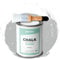 PACK Kreidefarbe für möbel 750ml + Malerpinsel speziell für Chalk Paint - Möbellack Natürlicher Kreideeffekt - Farbe für Holz (Silbergrau)