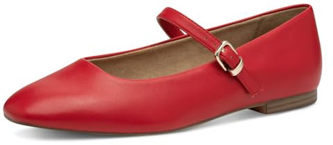 Tamaris Women's 1-22114-44 Ballerina, red, 7.5 UK