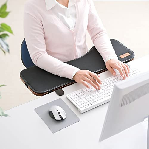 ZHSYXLB Keyboard Tray Desk Extension Keyboard Holder Arm Clamp on Keyboard Drawer Ergonomic Design Adjustable Easy Assembly Increase Comfort and Usable Desk Space Used for Study Office Dormitory