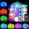 5M RGB Lichterkette Farbwechsel,200+ Modi 50LEDs Wasserdicht Lichtschlauch USB Plug in,mit Timer,Sync Musik, Fernbedienung & App Steuerung,für Weihnachten, Hochzeit, Haus, Party Dekoration