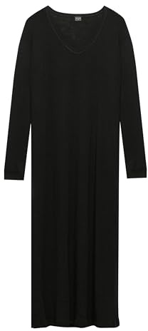 Dilling Kleid mit V-Ausschnitt aus Merinowolle für Damen
