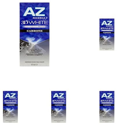 AZ Dentifricio 3D White Carbone 65 Ml (Confezione da 5)