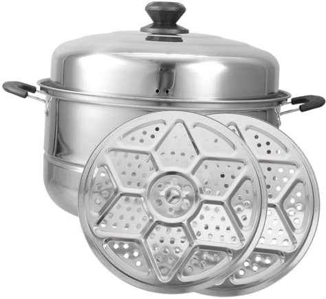 OKUMEYR Olla De Vapor Cacerola De Vapor Olla Para Cocinar Al Herramientas De Cocina