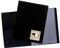 eco-eco Eco161 Porte-documents 100% recyclé 120 pochettes avec couverture souple Noir Format A4