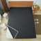 Boden-Futon-Matratzenbezug mit Reißverschluss, einfarbig, vollständiger Bezug, waschbar, staubdicht, abnehmbarer Futonbezug mit Reißverschluss für japanische Tatami-Bodenmatratze (Dunkelgrau, 100 x