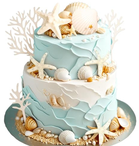 Meerestier Tortendeko Geburtstag Ozean Themen Kuchen Dekoration Deko