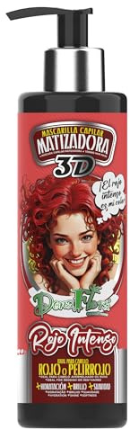 Dona Flora - Mascarilla Matizadora Rojos Mujer - 300ML - Intensifica el rojo y revive el color en cada uso - Fórmula Hidratante que Aporta Brillo y Fortalece la Fibra Capilar.