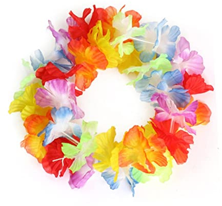 Hawaii Blumen Stirnband aus Stoff, Leicht, Bequem, Weihnachten Party