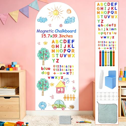 Magnetic Chalkboard Arch Wall Decal Magnet Wallpaper Contact Paper for Wall