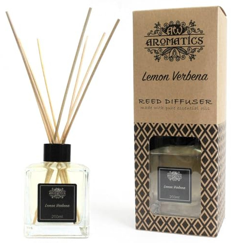 Lemon Verbena Essential Oil Reed Diffuser, Home Fragrance, Gift Idea