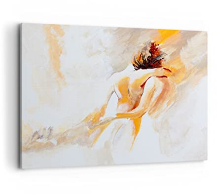Bilder auf Leinwand 100x70cm Leinwandbild Persönlichkeit Freundschaft Liebe Ehe Groß Wanddeko Bild Schlafzimmer Deko Wandbilder Dekoration Wohnzimmer Decor Canvas Wand Kunstdruck Art AA100x70-3168