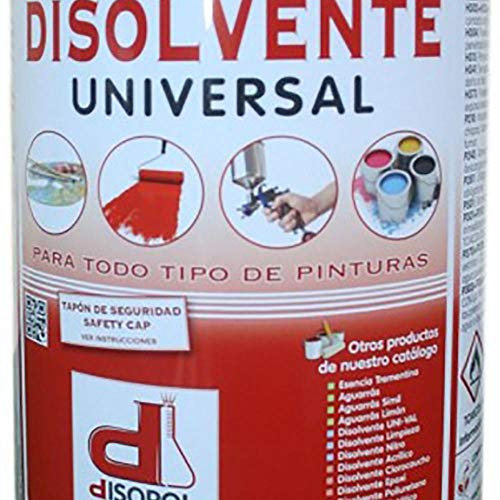 DISOLVENTE LIMPIEZA DISOPOL UNIVERSAL ENVASE METALICO NITRO DDUNI12*1CH 1 LT