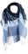 YEBIRAL Damen Schal Kariert übergroßer Frauen Tücher Halstuch Dreieck Schal (Einheitsgröße, Y01Unisex- Blau)