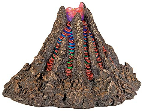 Nobby Aqua Ornaments VULKAN mit LED, 22,7 x 19,5 x 14,5 cm, 1 Stück