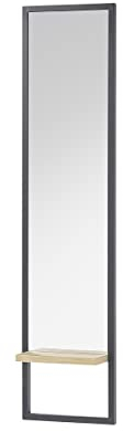 Robas Lund Garderobenspiegel mit Ablage, BxHxT 30x125x12 cm