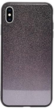 groov e Smartphone Cases - Design Case - Stylish & Fun Mobile Phone Protector Cover with Trendy Designs - Supports Wireless Charging - For iPhone XS Max - Black Glitter