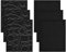 Vesaneae 6 Blatt Leinenstoff Reparatur Patches, 20 * 25CM Flicken zum Aufbügeln, Daunenjacken Reparatur Aufkleber, Kleidung Reparatur Flicken, Reparatur Patches Selbstklebende, Aufnäher aus Stoff